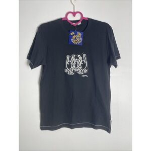 Vintage Keith Haring Pop Art Tshirt Three Dancing Figures Size Medium NWT
